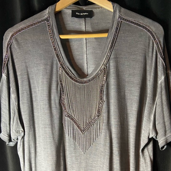 The Kooples Embellished tshirt. Bust 22”, CB 29”. - Picture 3 of 4